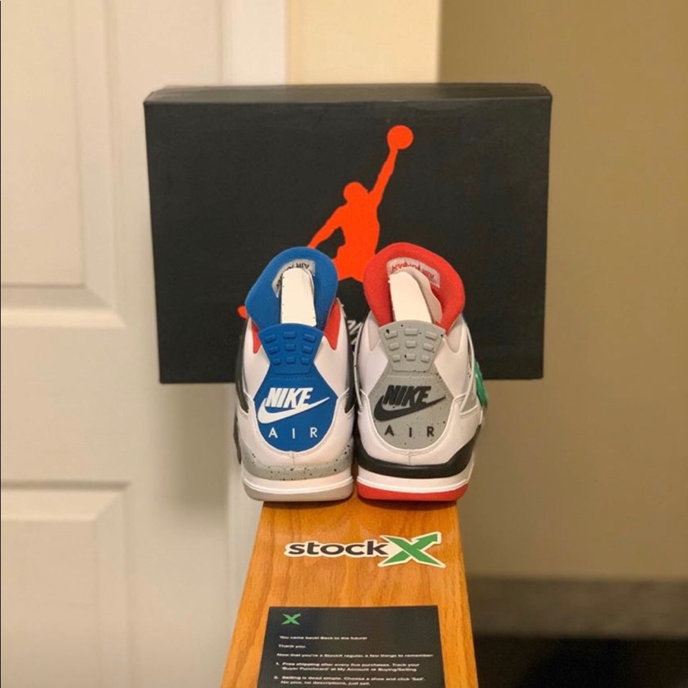 Brand new Jordan 4 what the